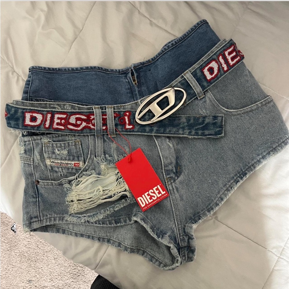 !Sold! Diesel De-Monker Denim Shorts